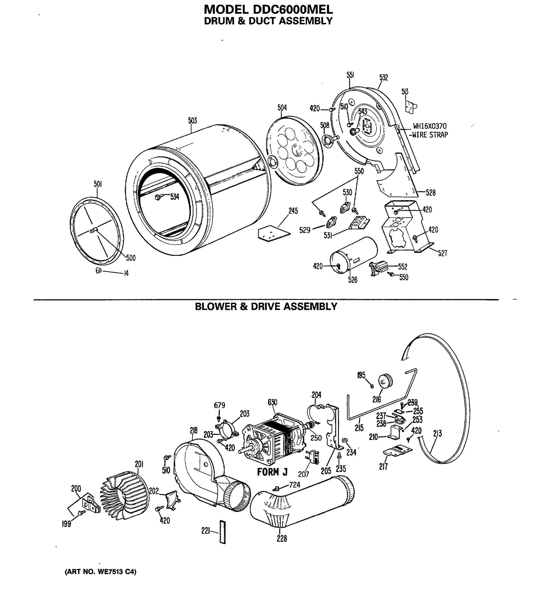 DRUM & DUCT ASSEMBLY