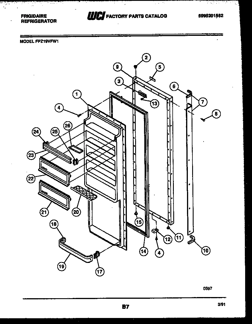 02 - REFRIGERATOR DOOR PARTS
