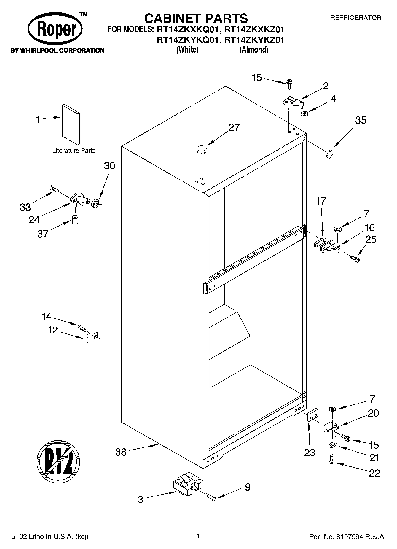 01 - CABINET, LITERATURE
