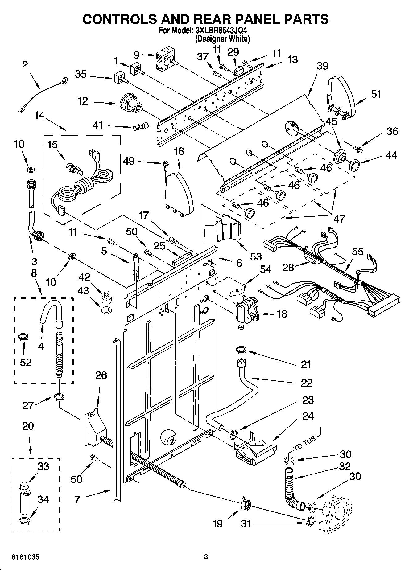 02 - CONTROLS AND REAR PANEL PARTS
