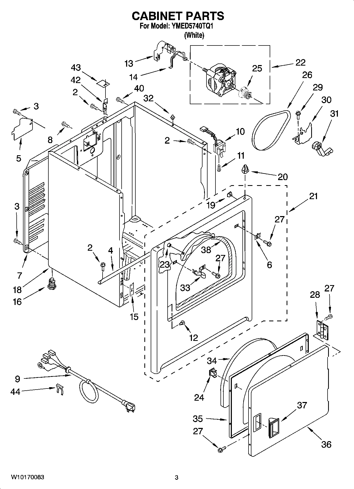 02 - CABINET PARTS