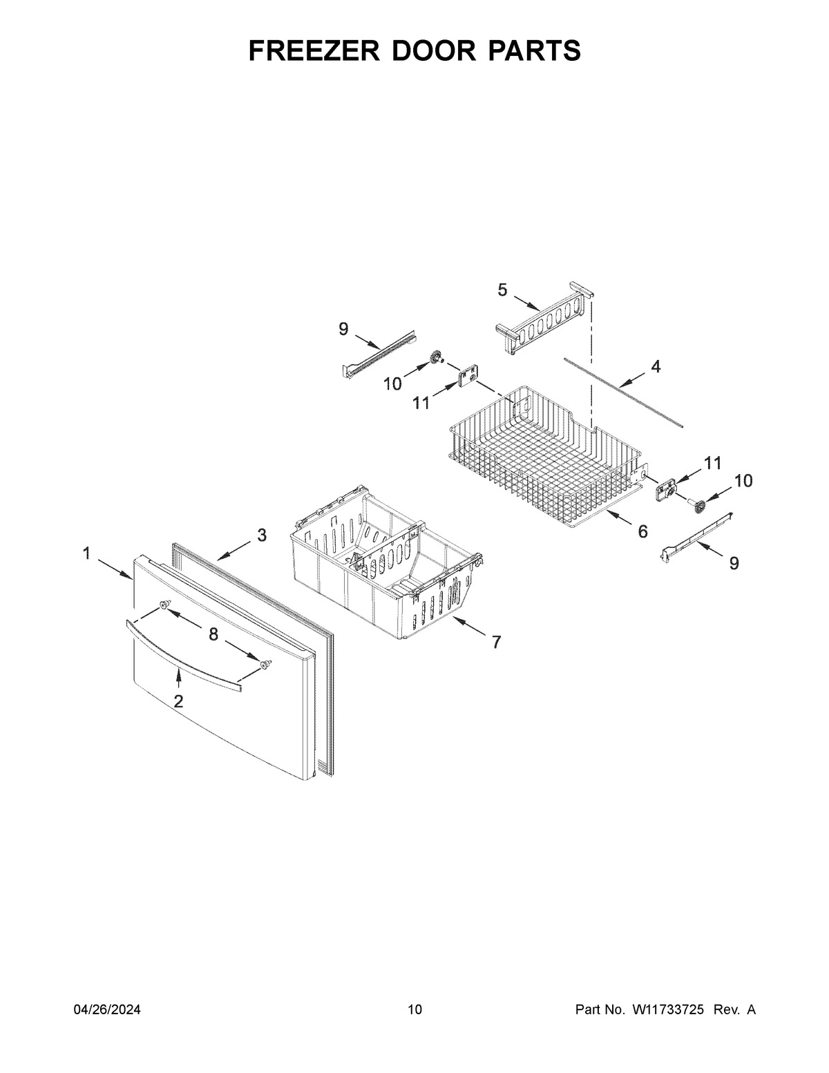 06 - FREEZER DOOR PARTS