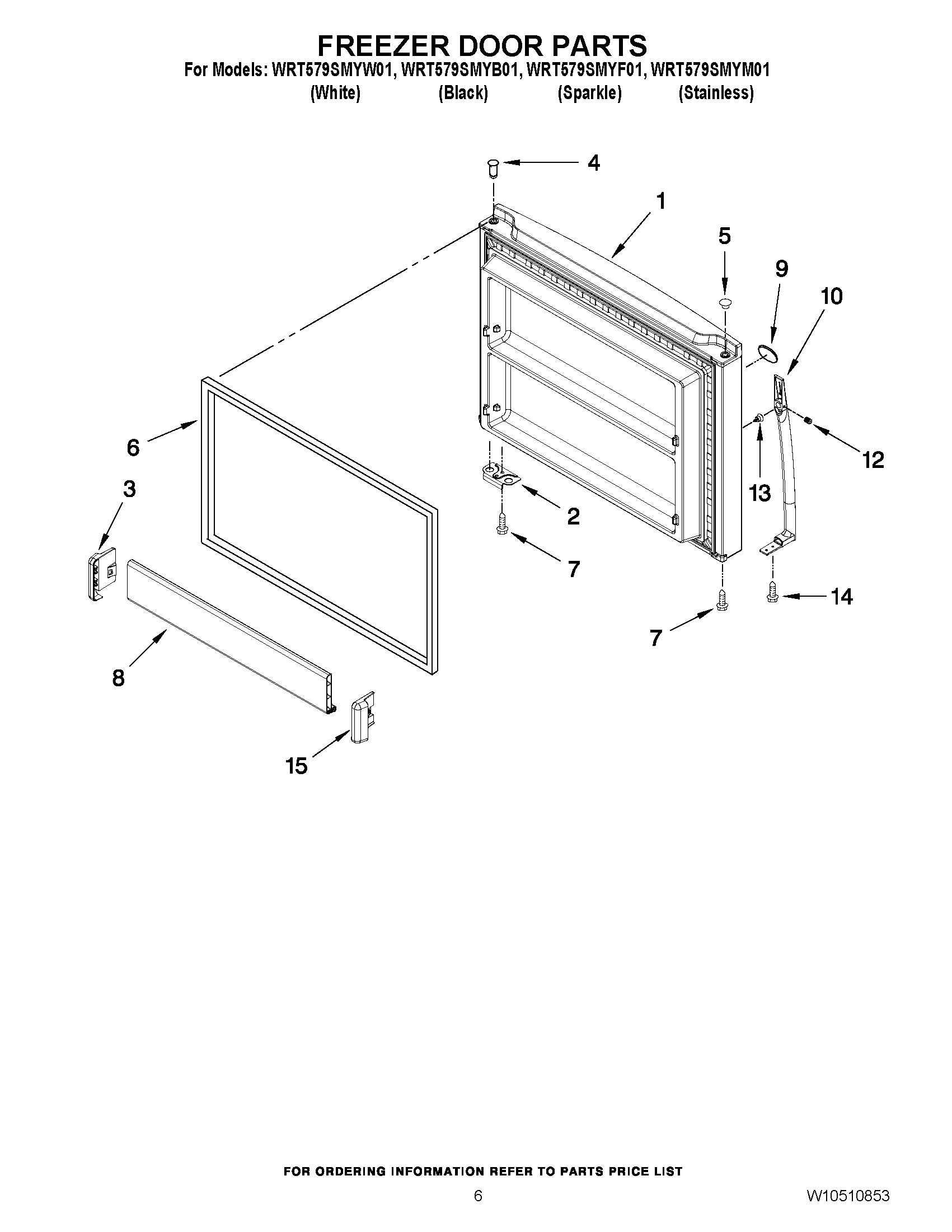 04 - FREEZER DOOR PARTS