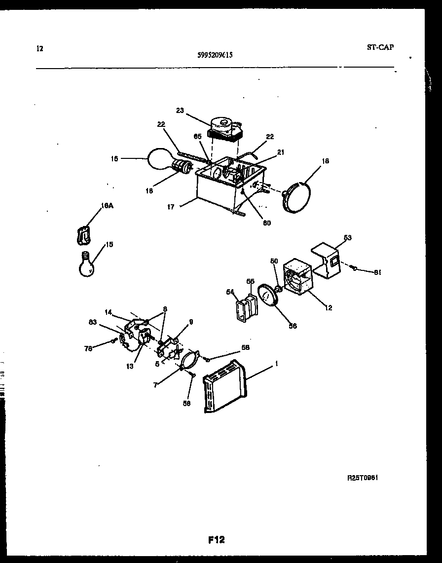 07 - REFRIGERATOR CONTROL ASSEMBLY, DAMP