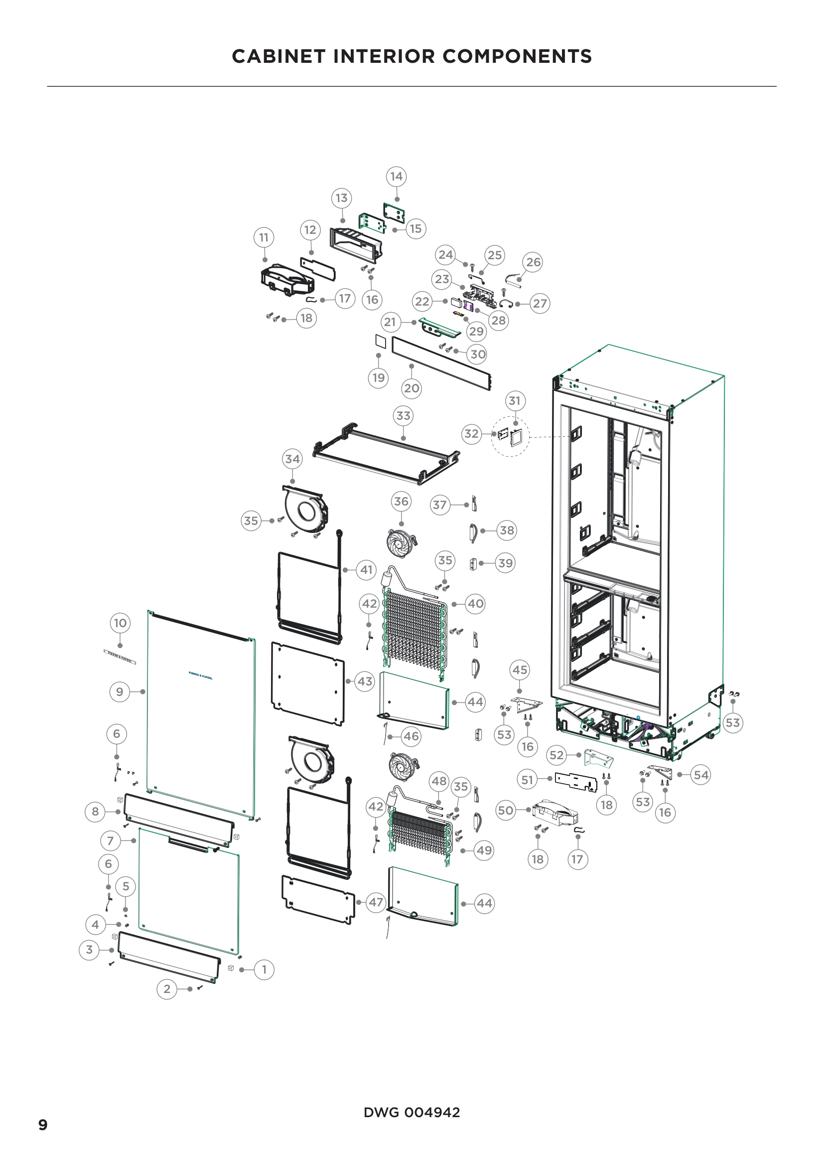 CABINET INTERIOR COMPONENTS