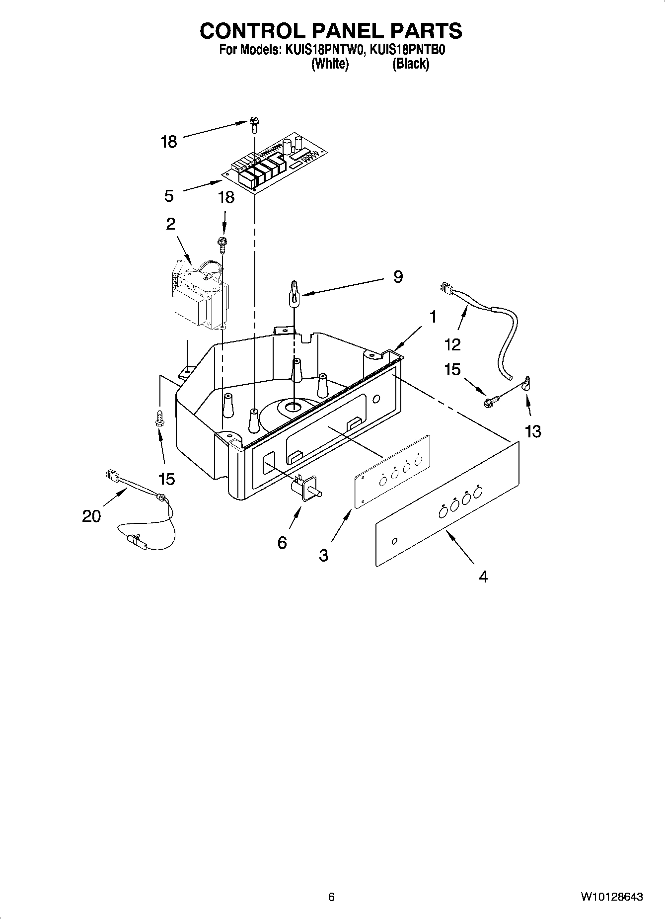 04 - CONTROL PANEL PARTS