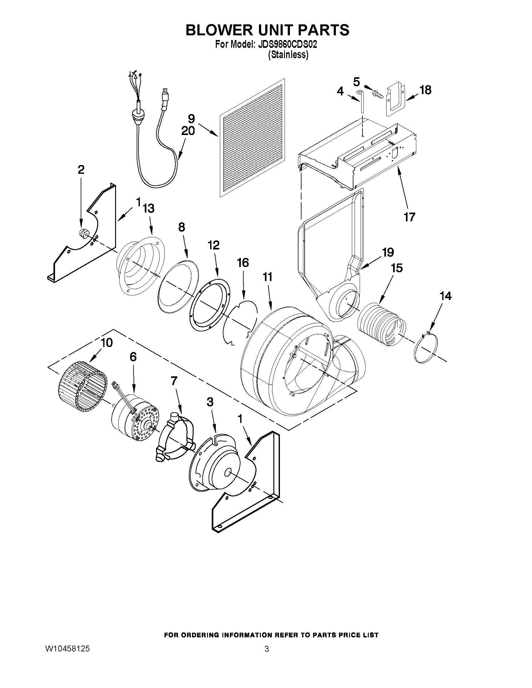 02 - BLOWER UNIT PARTS