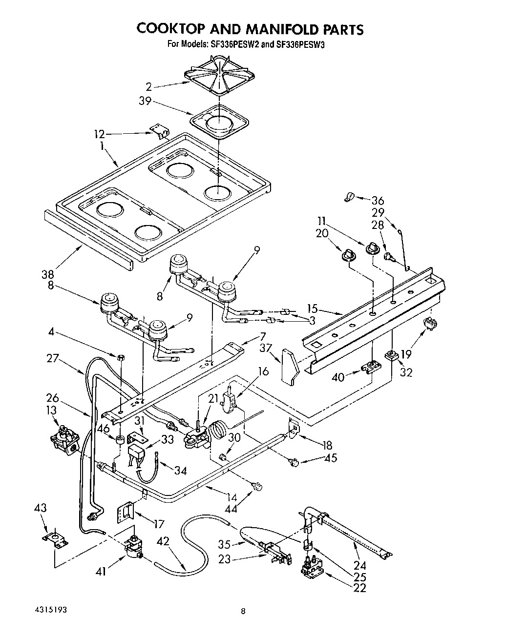 06 - COOKTOP AND MANIFOLD, LIT/OPTIONAL