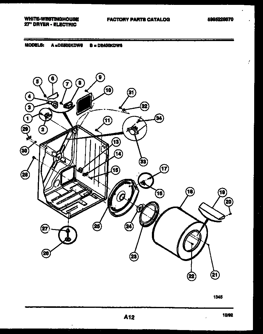 02 - CABINET AND COMPONENT PARTS