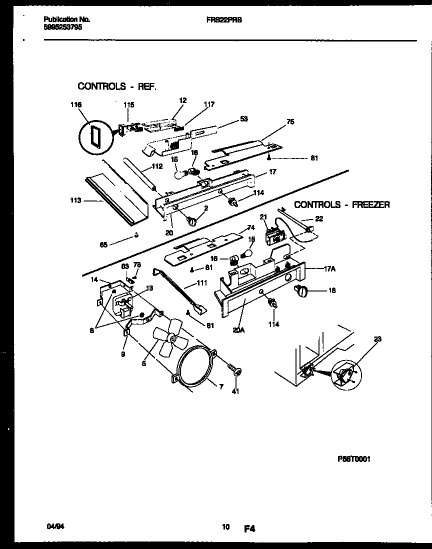 06 - REFRIGERATOR CONTROL ASSEMBLY, DAMP