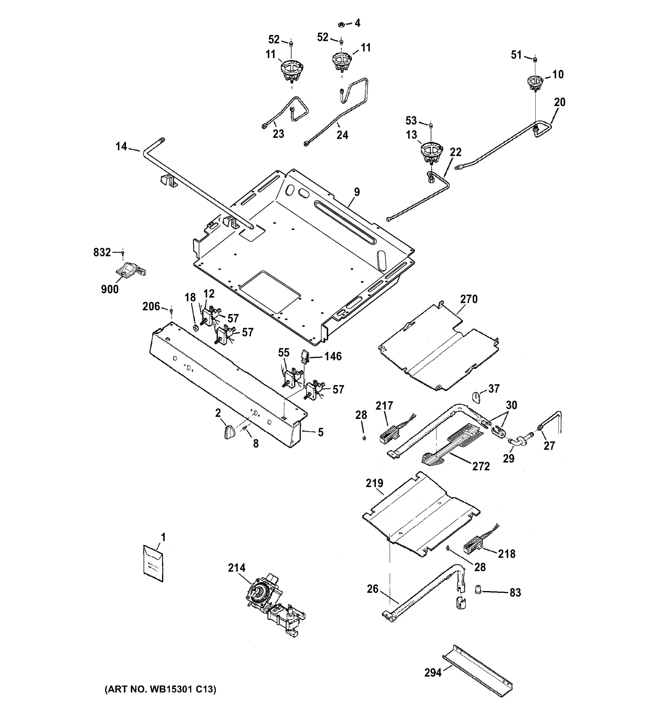 GAS & BURNER PARTS