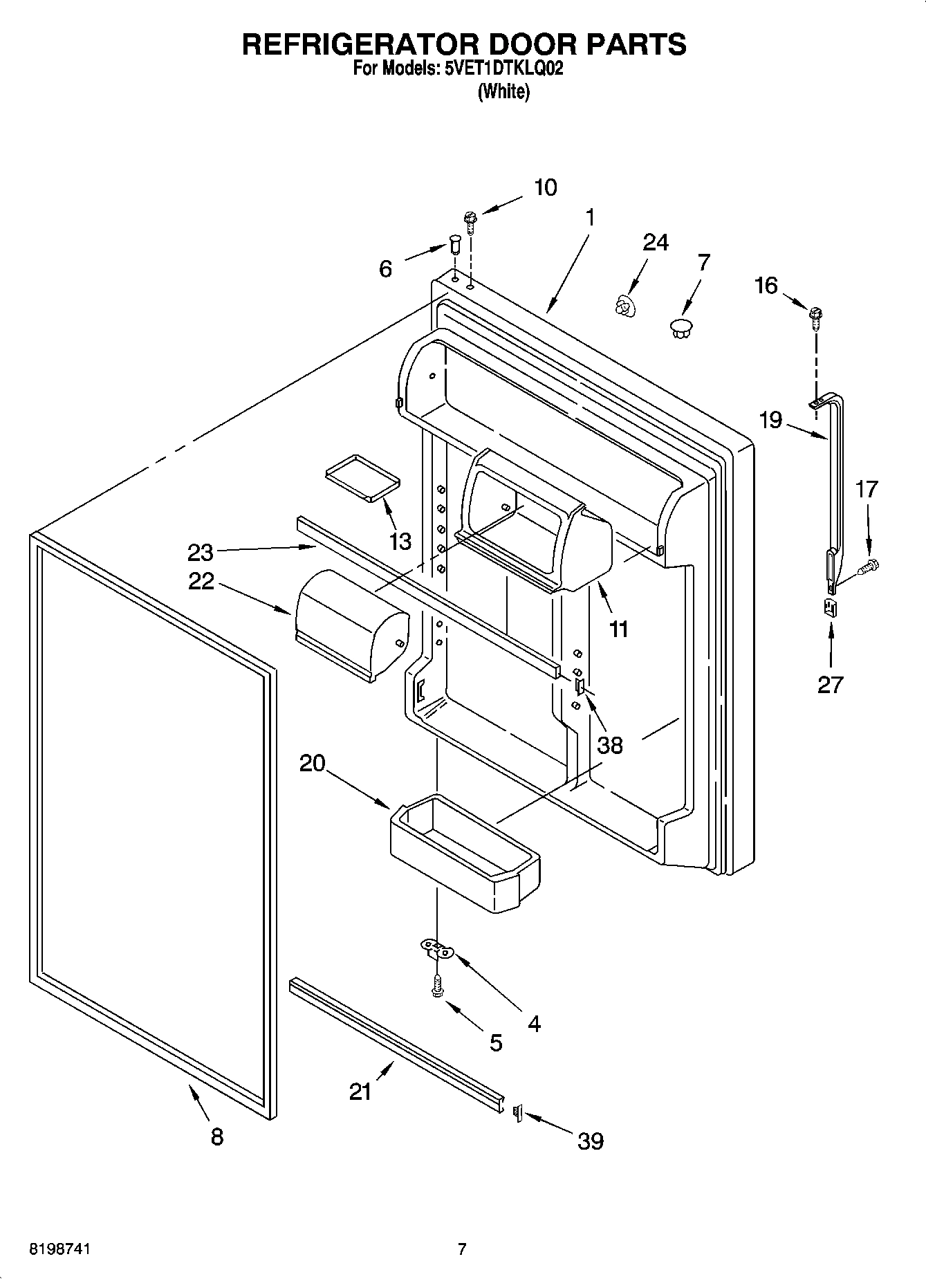 04 - REFRIGERATOR DOOR PARTS