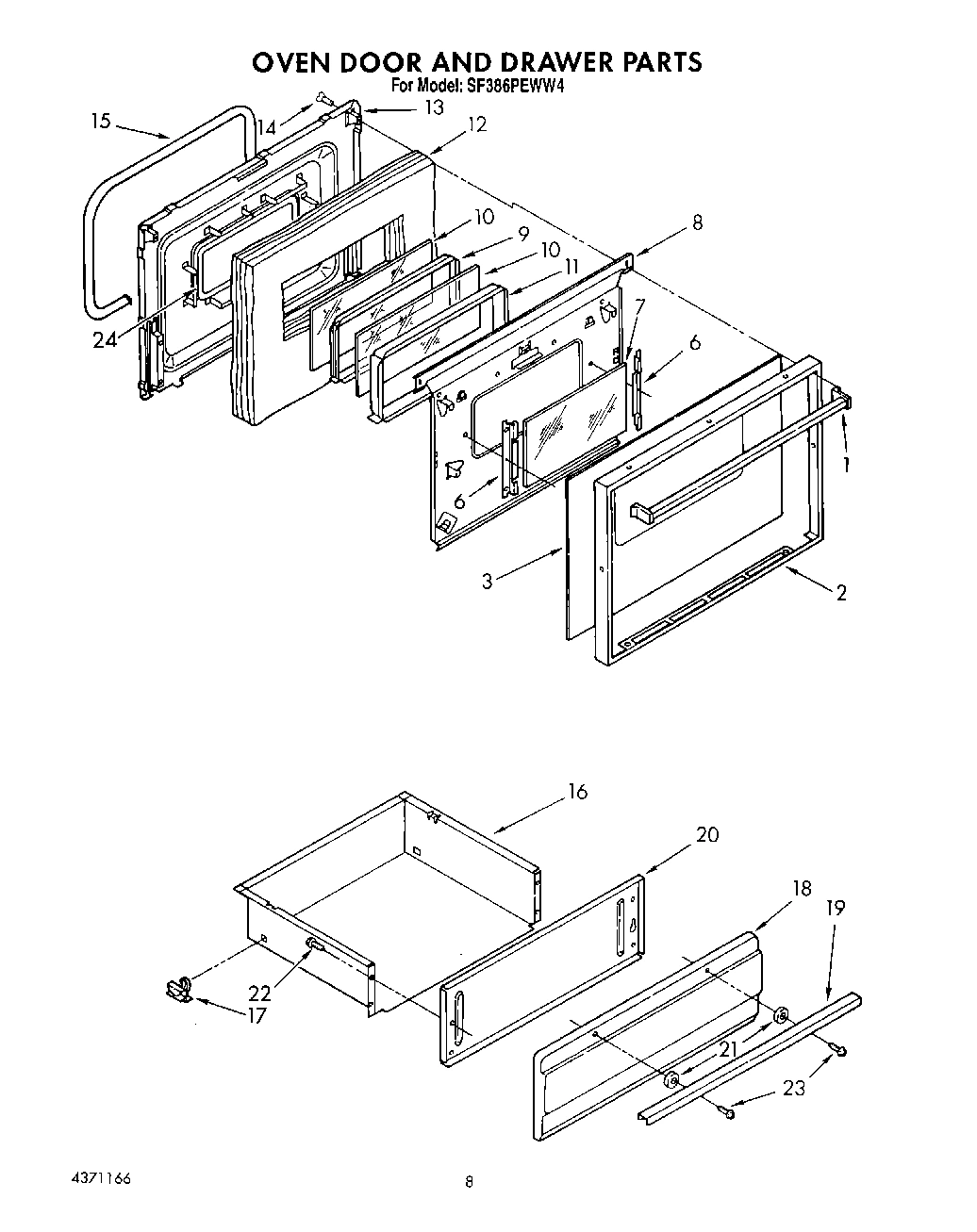 07 - OVEN DOOR AND DRAWER