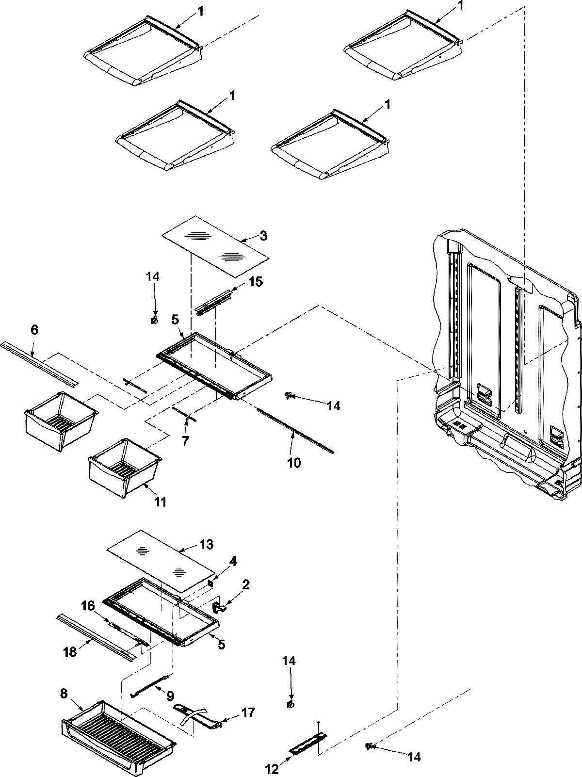 09 - REFRIGERATOR SHELVING