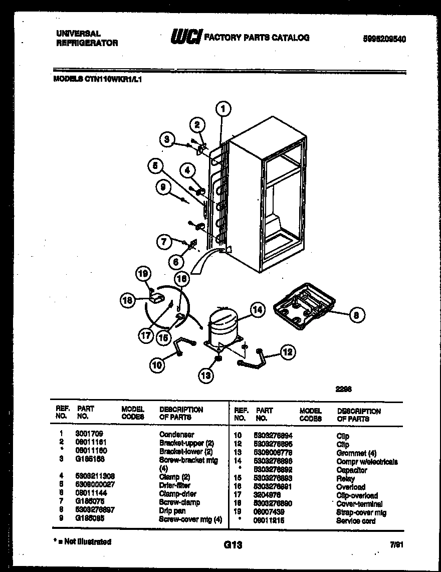 06 - SYSTEM AND AUTOMATIC DEFROST PARTS