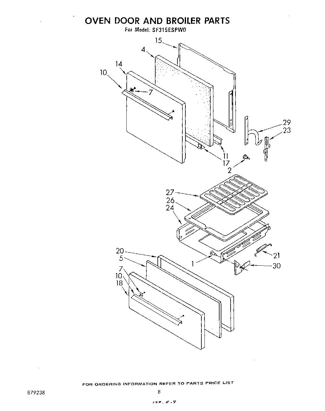 05 - OVEN DOOR AND BROILER