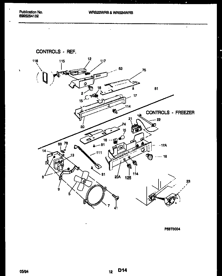 07 - REFRIGERATOR CONTROL ASSEMBLY, DAMP
