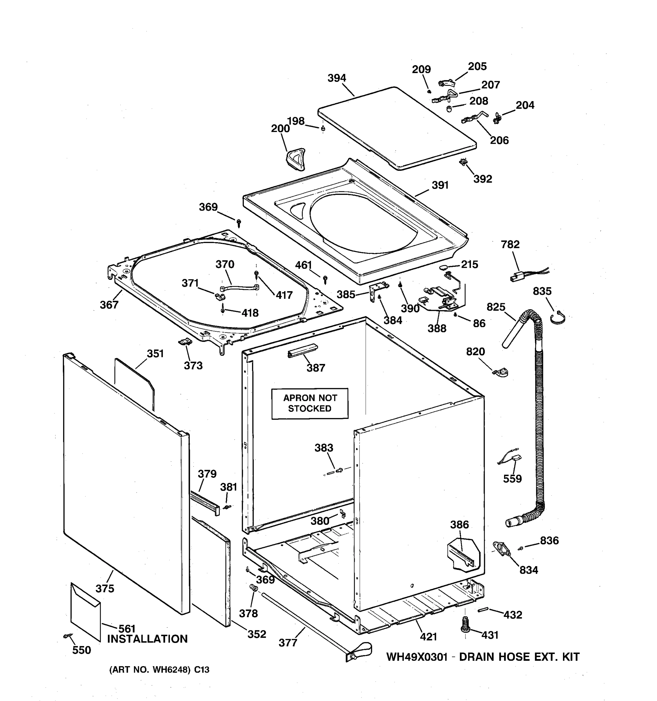 CABINET, COVER & FRONT PANEL