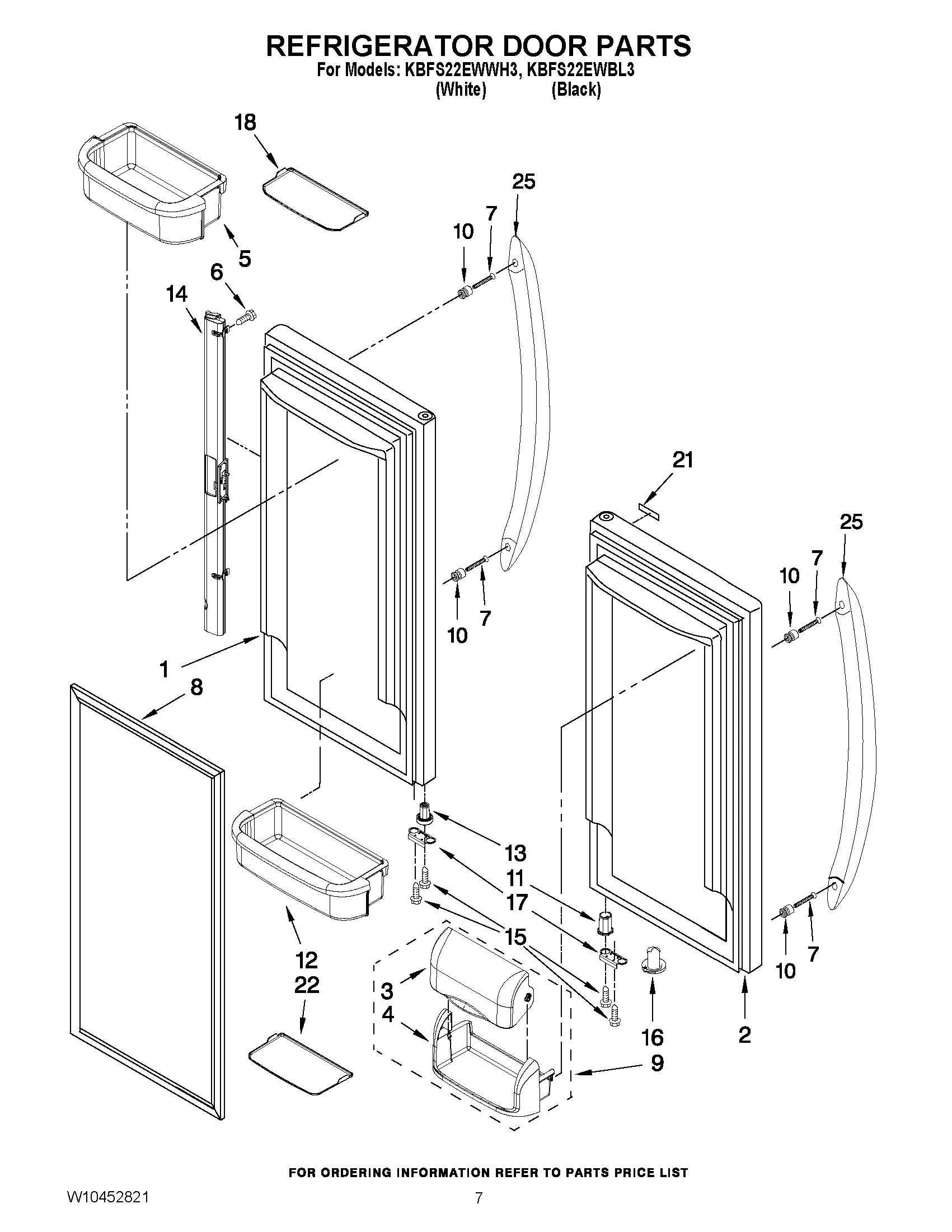 04 - REFRIGERATOR DOOR PARTS