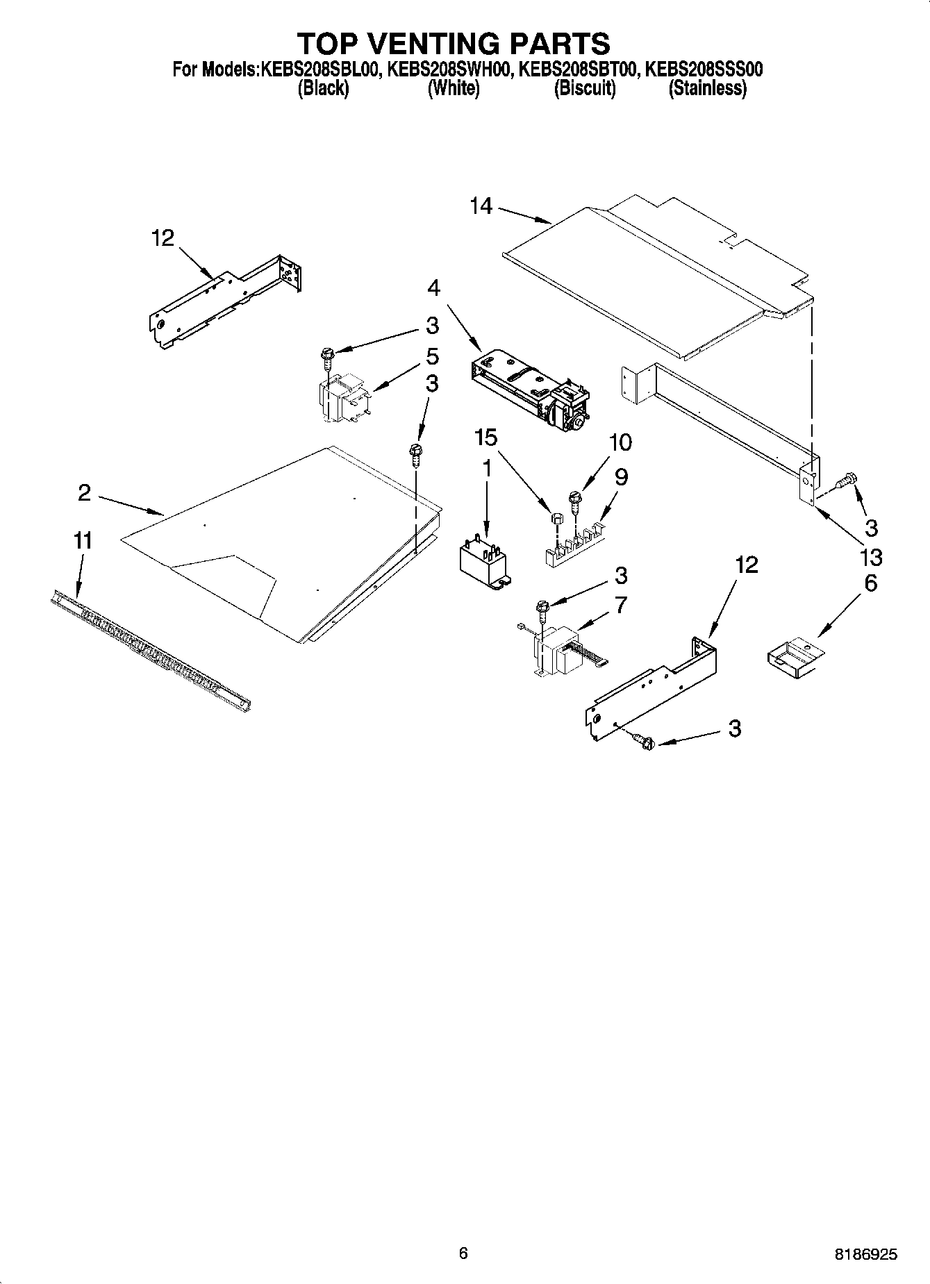 05 - TOP VENTING PARTS, OPTIONAL PARTS
