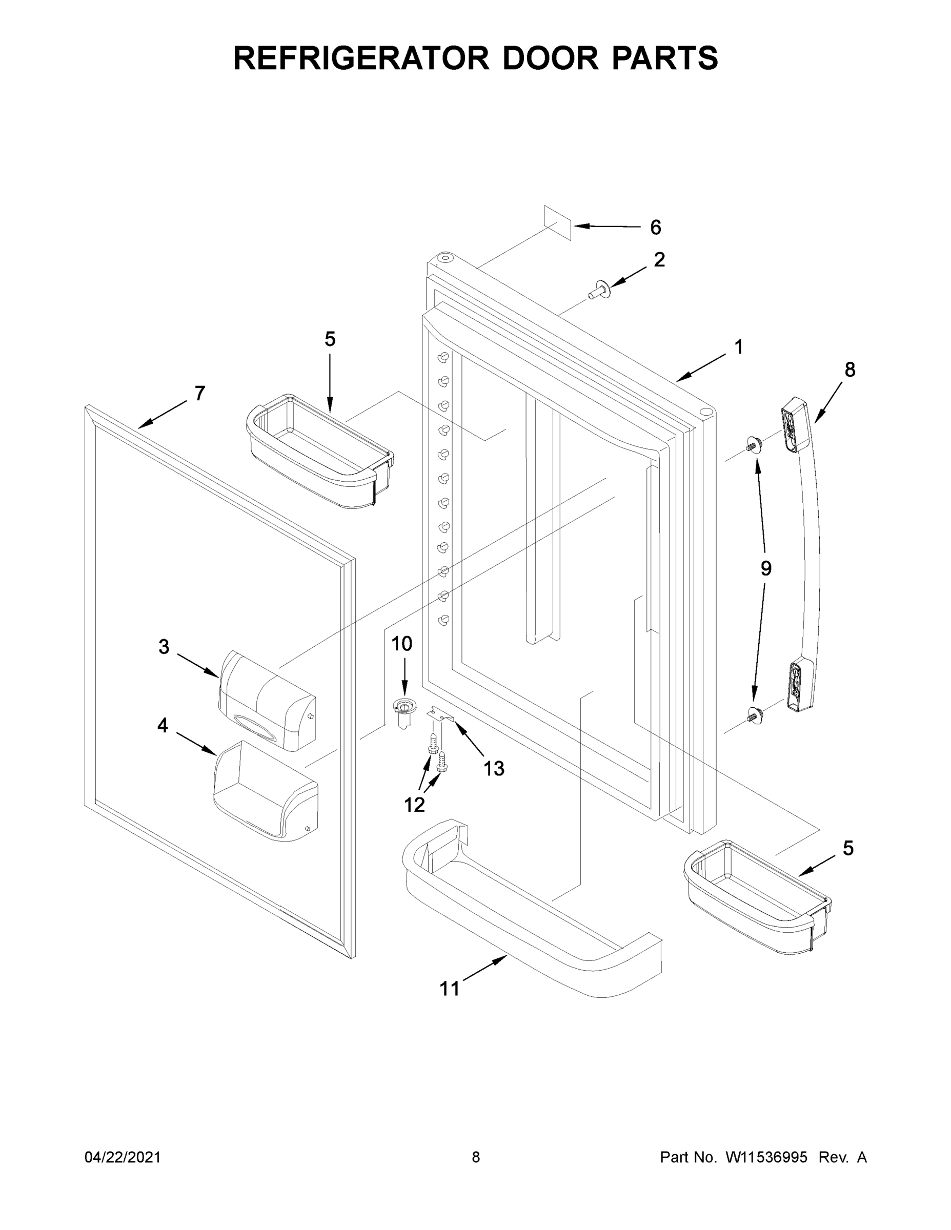 05 - REFRIGERATOR DOOR PARTS