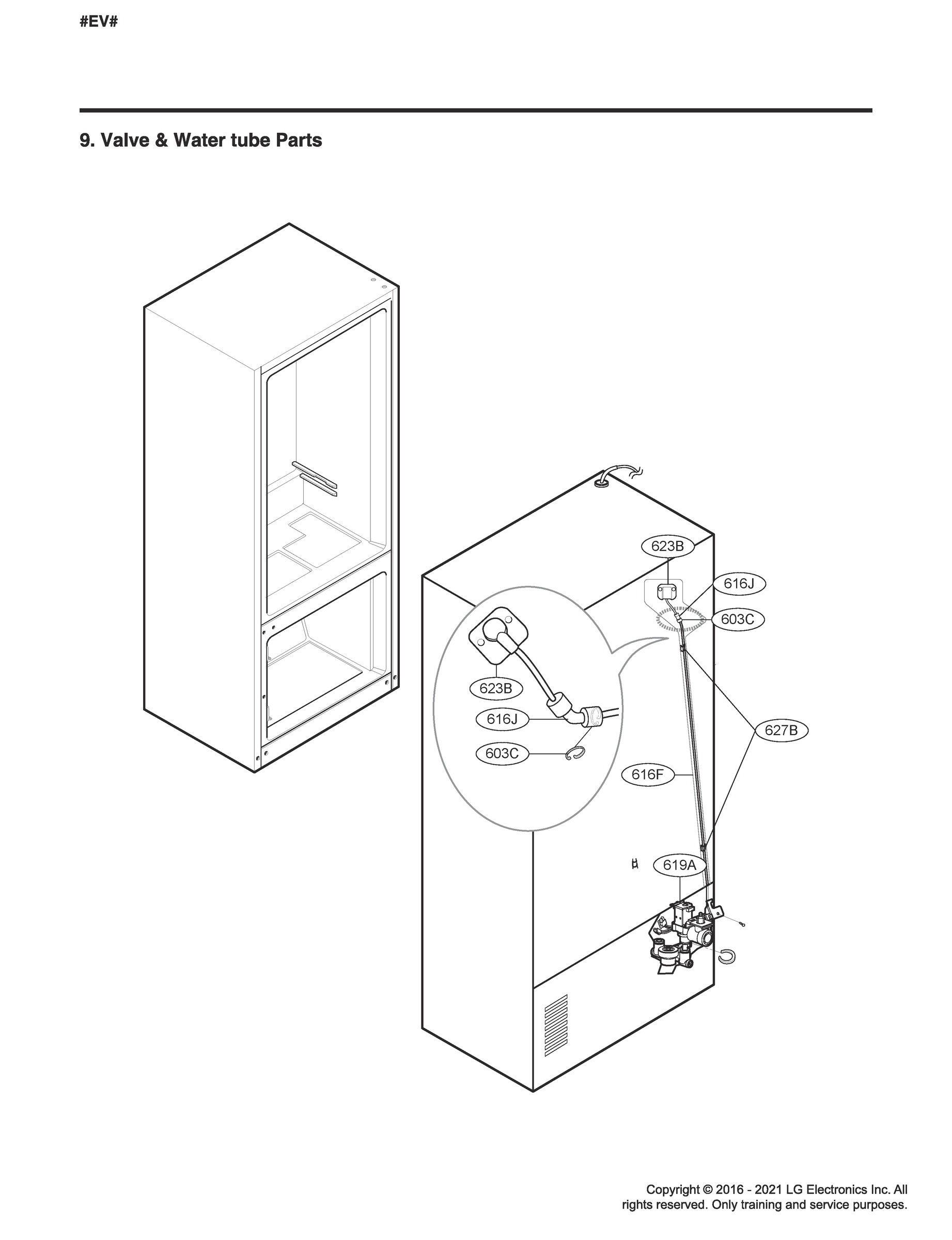 VALVE & WATER TUBE PARTS