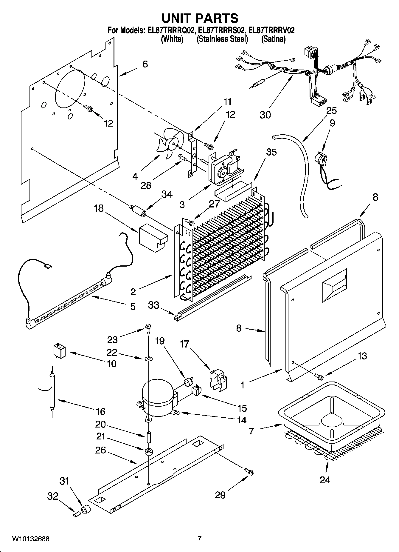 04 - UNIT PARTS, OPTIONAL PARTS (NOT INCLUDED)