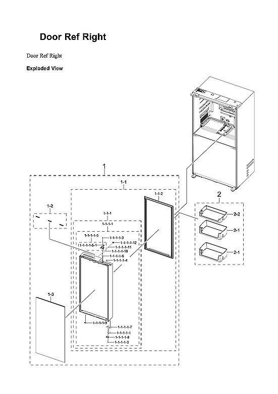 Right Refrigerator Door