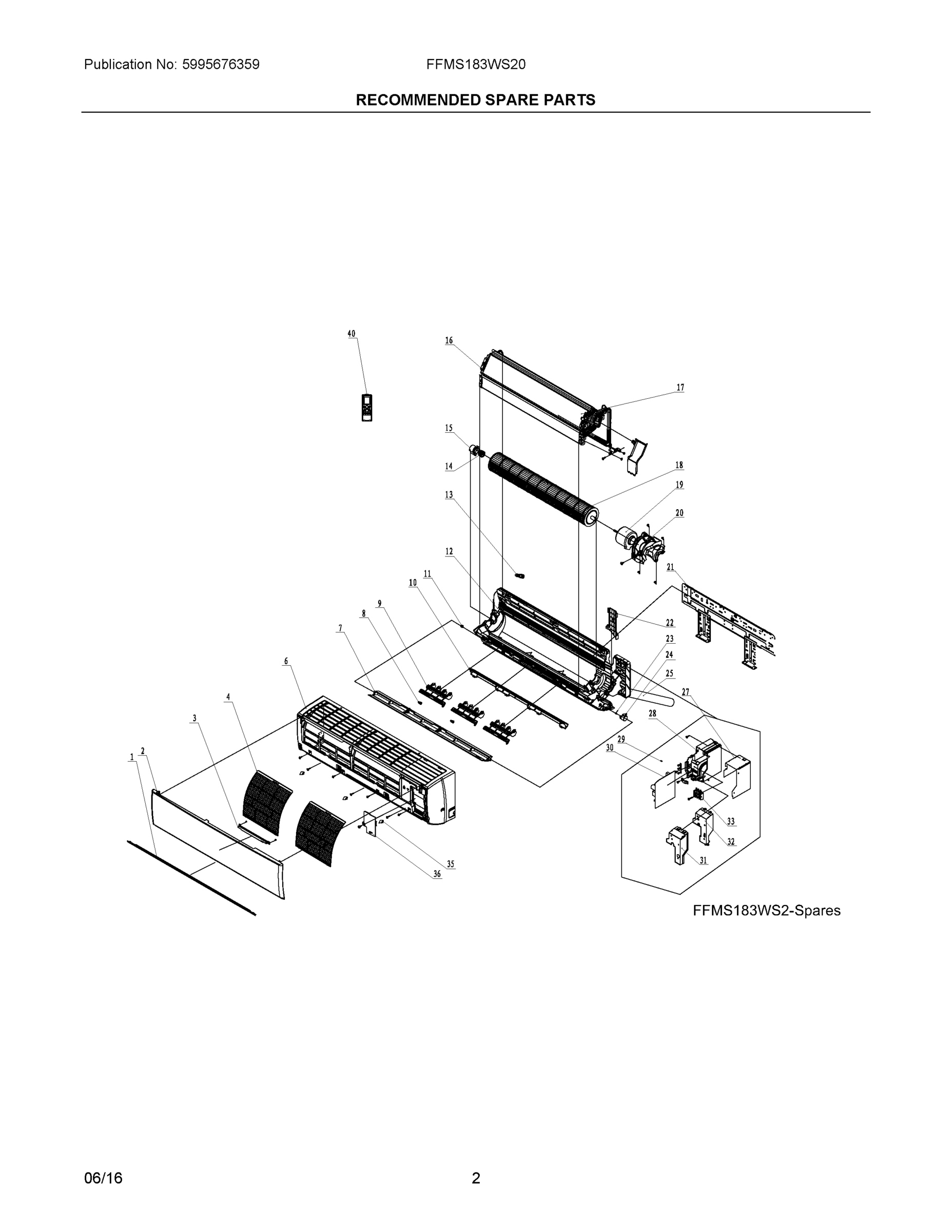 02 - RECOMMENDED SPARE PARTS