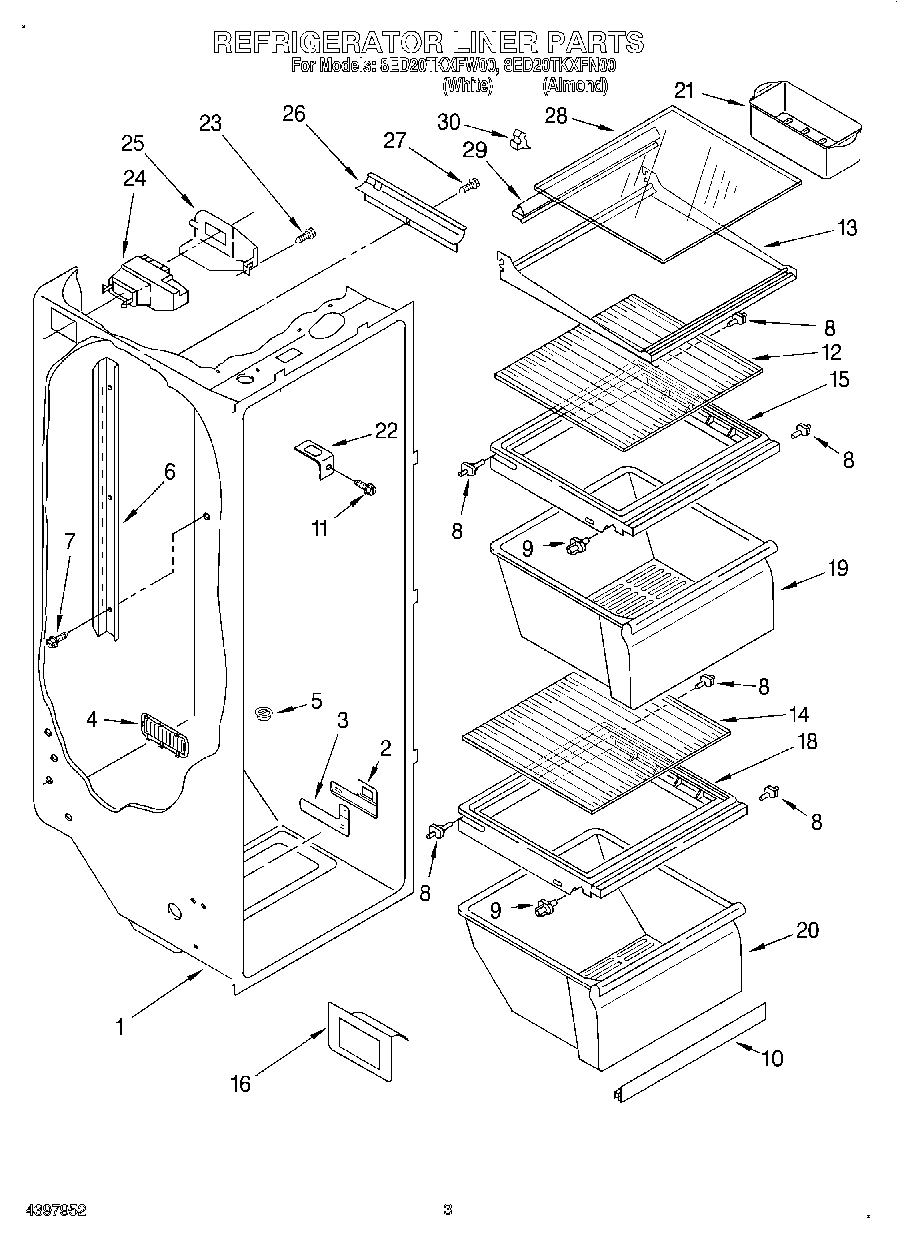 02 - REFRIGERATOR LINER