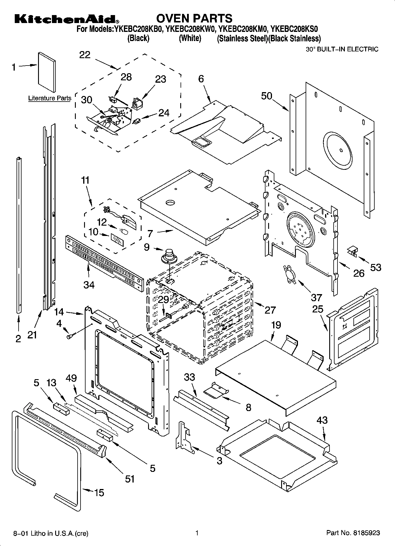01 - OVEN PARTS