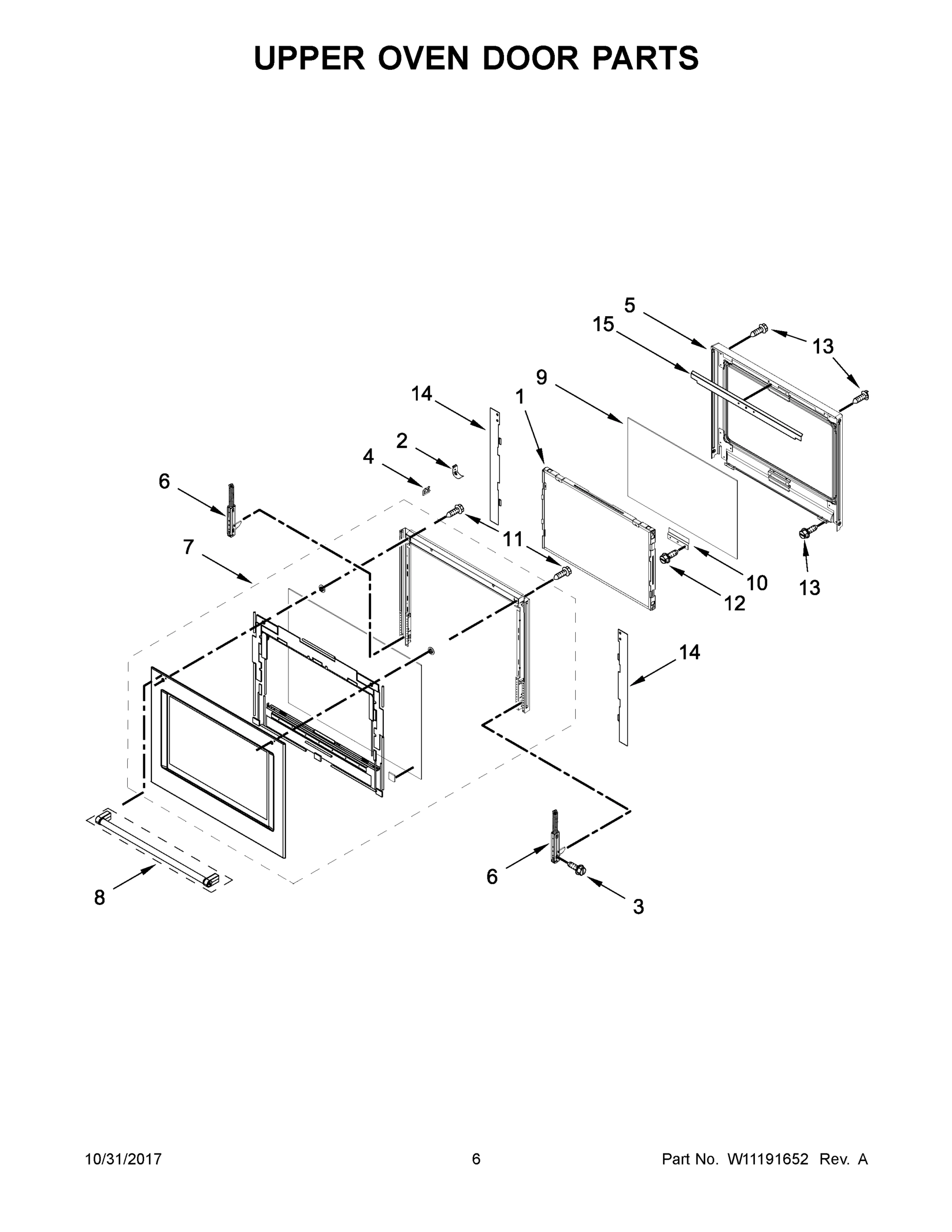04 - UPPER OVEN DOOR PARTS