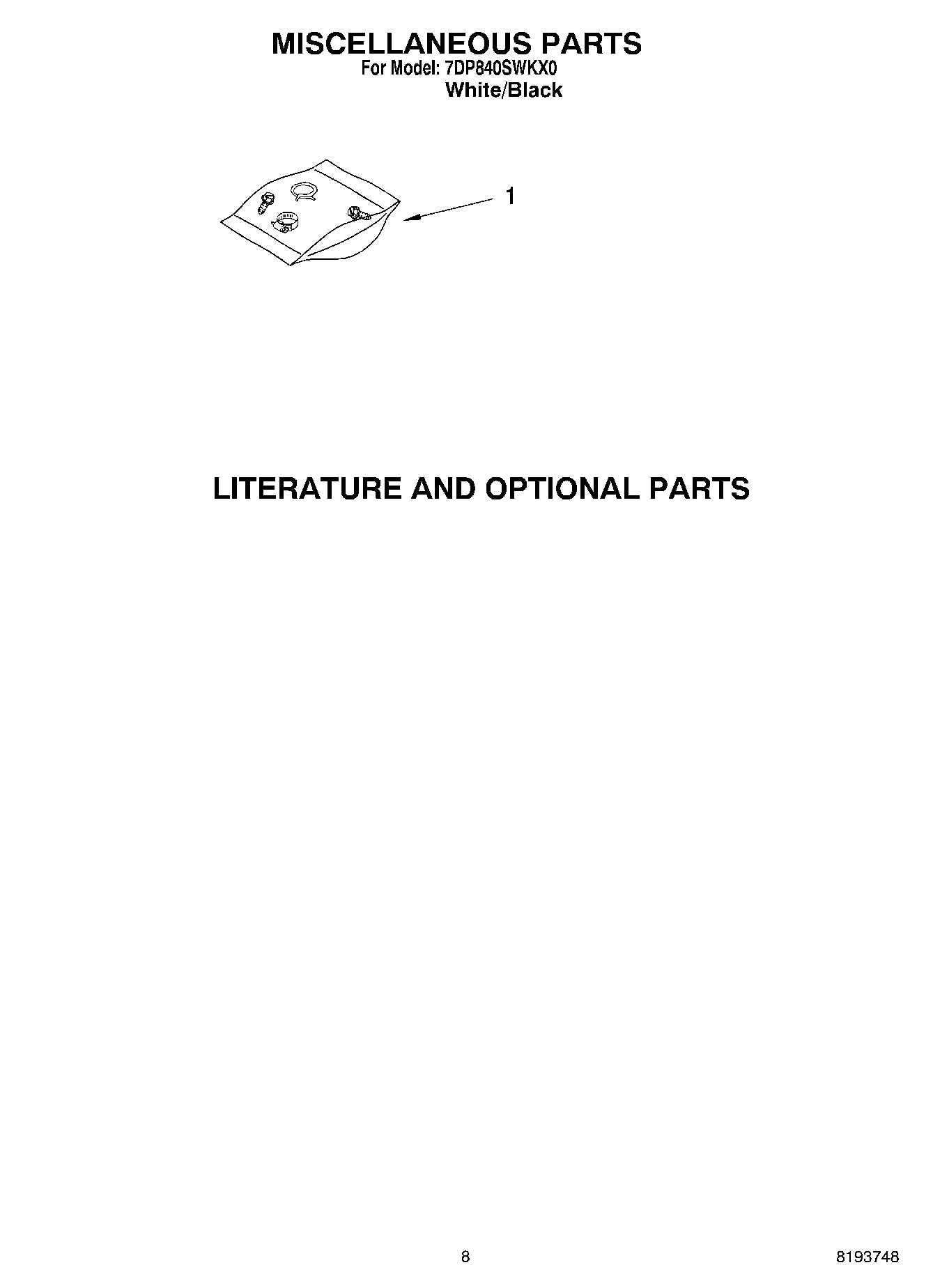 07 - LITERATURE AND OPTIONAL PARTS MISCELLANIOUS