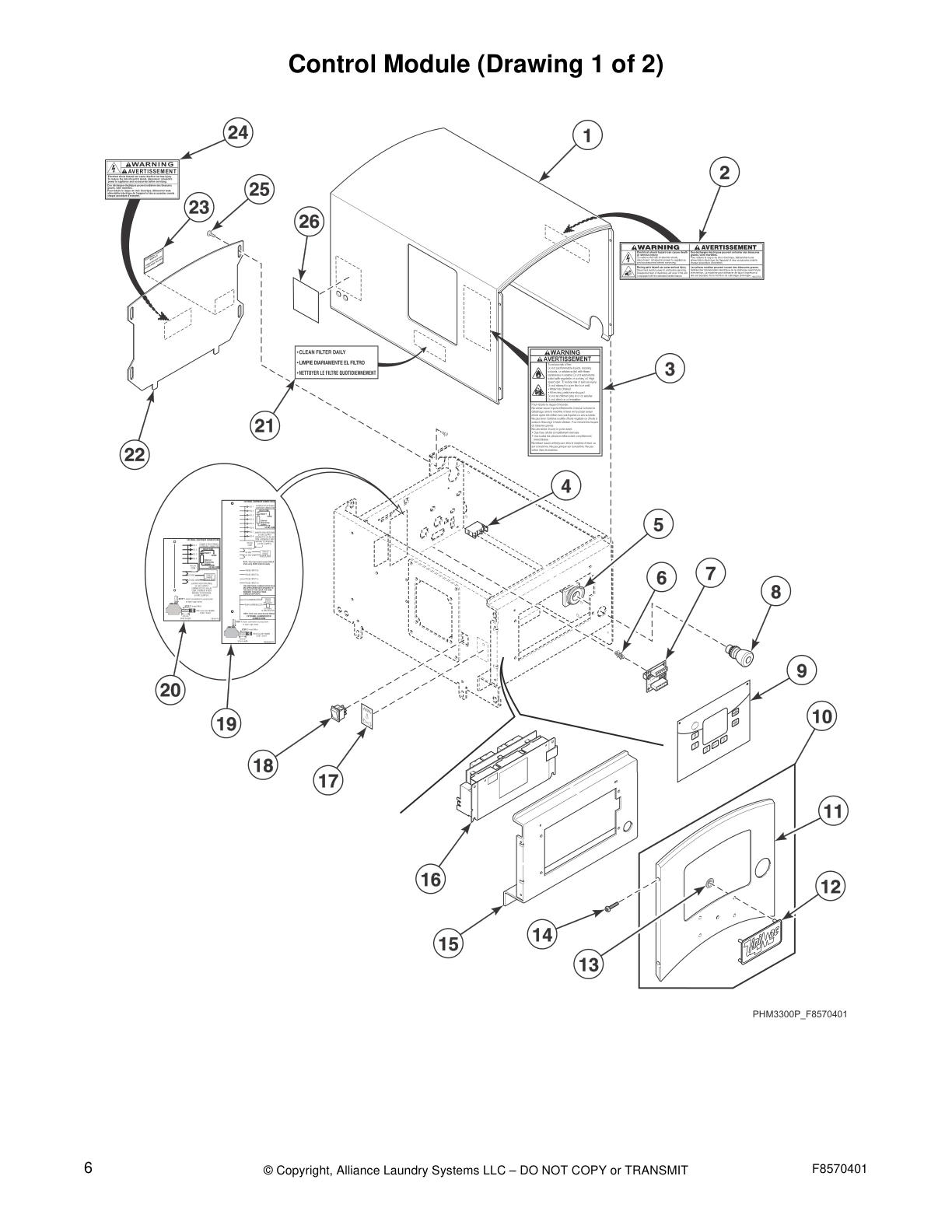 Control Module (Drawing 1 of 2)
