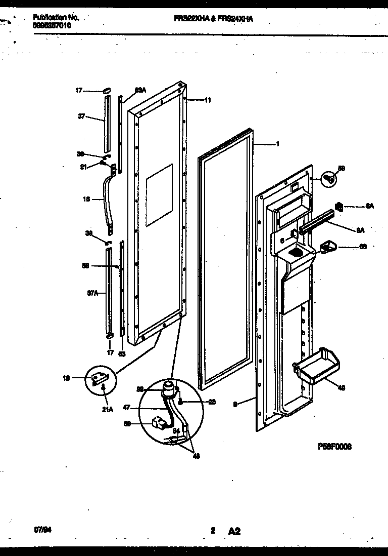 02 - FREEZER DOOR PARTS