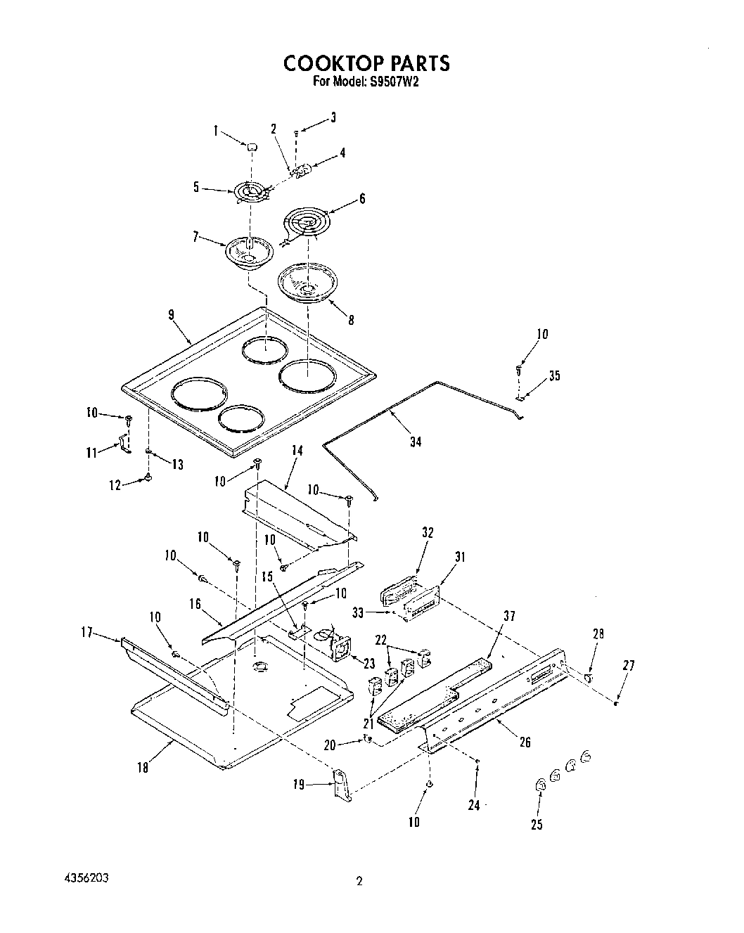02 - COOKTOP, LIT/OPTIONAL
