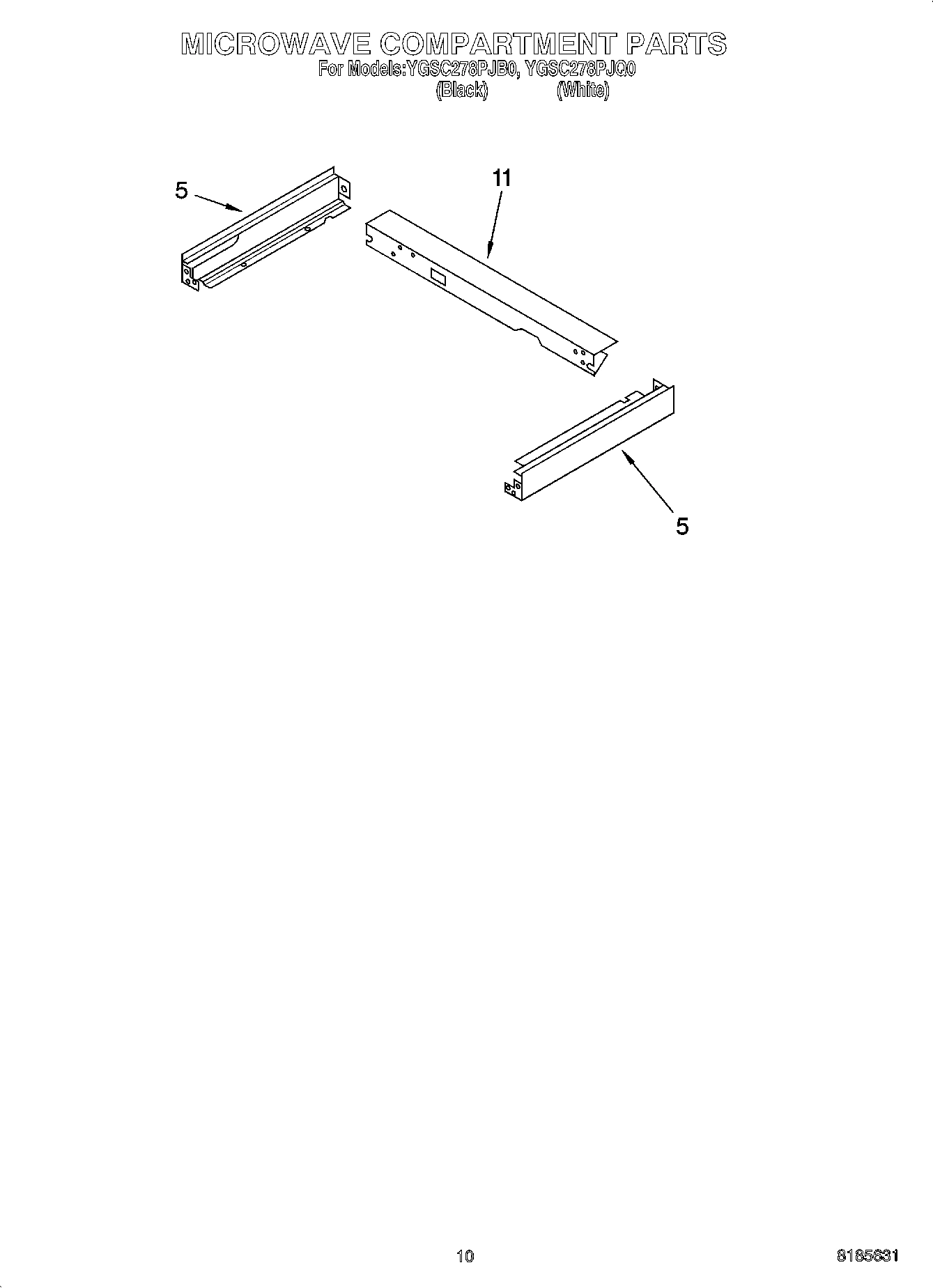 08 - MICROWAVE COMPARTMENT PARTS