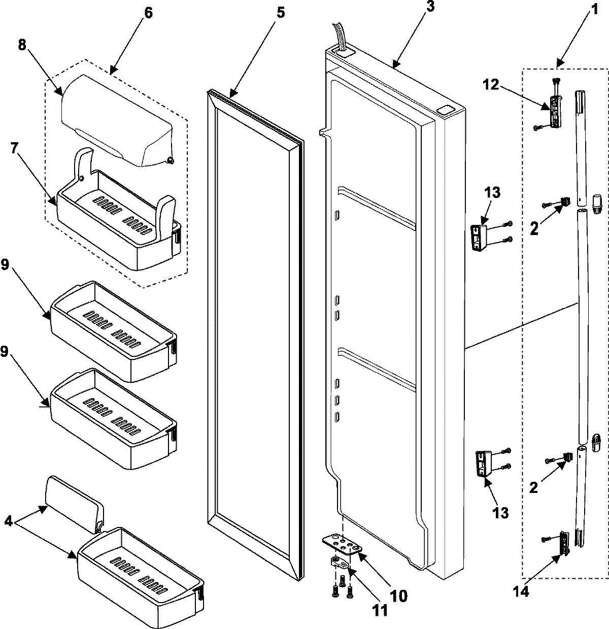 11 - REFRIGERATOR DOOR