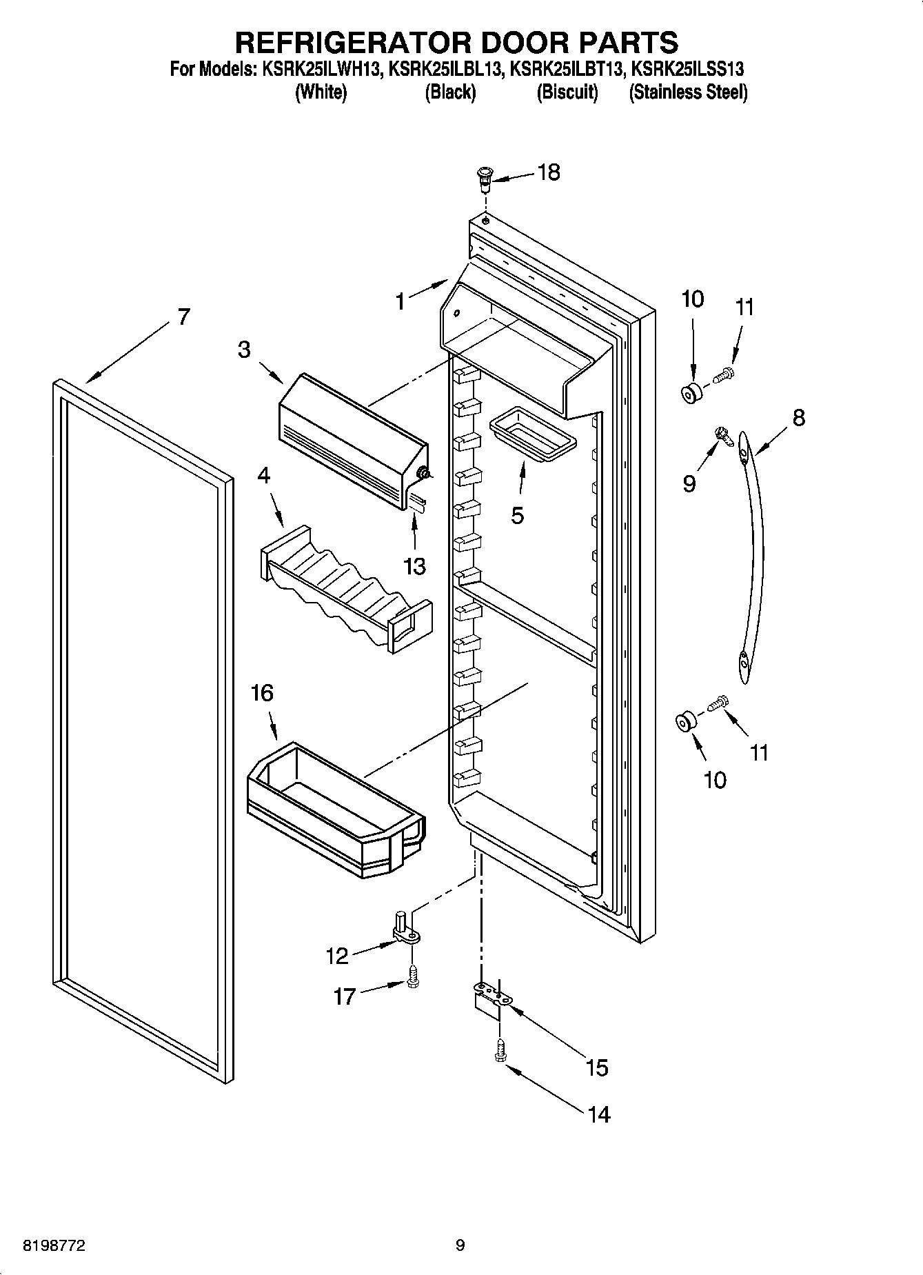 06 - REFRIGERATOR DOOR PARTS