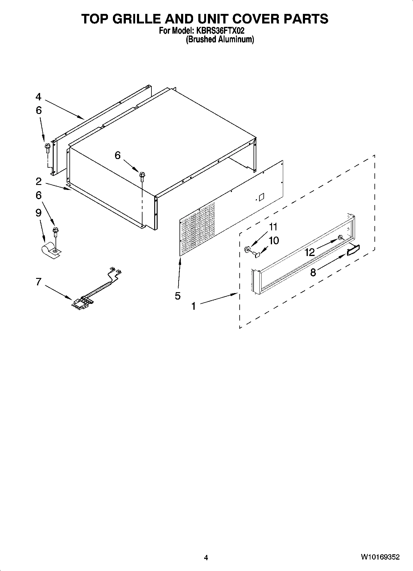 03 - TOP GRILLE AND UNIT COVER PARTS