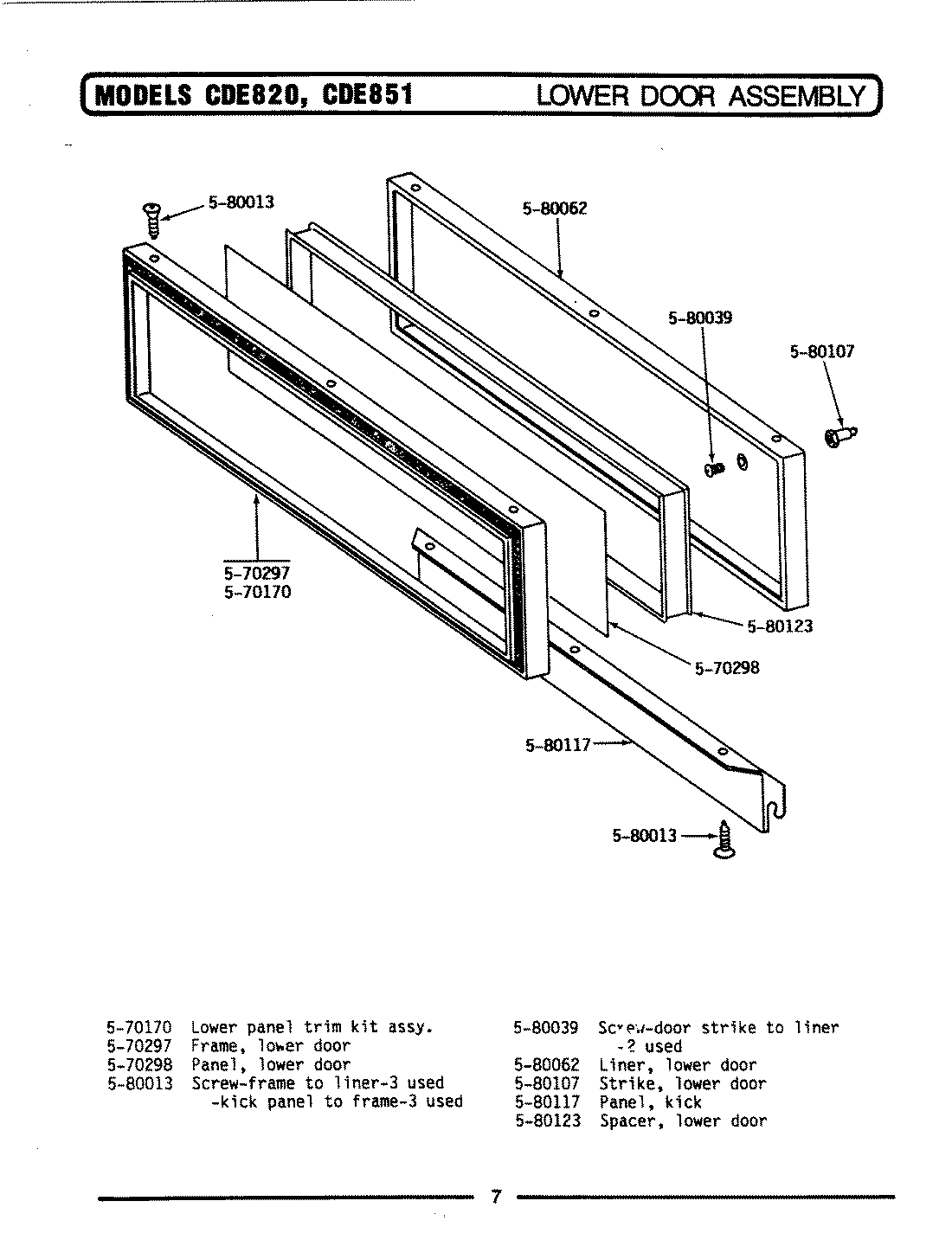 08 - DOOR ASSEMBLY-LOWER