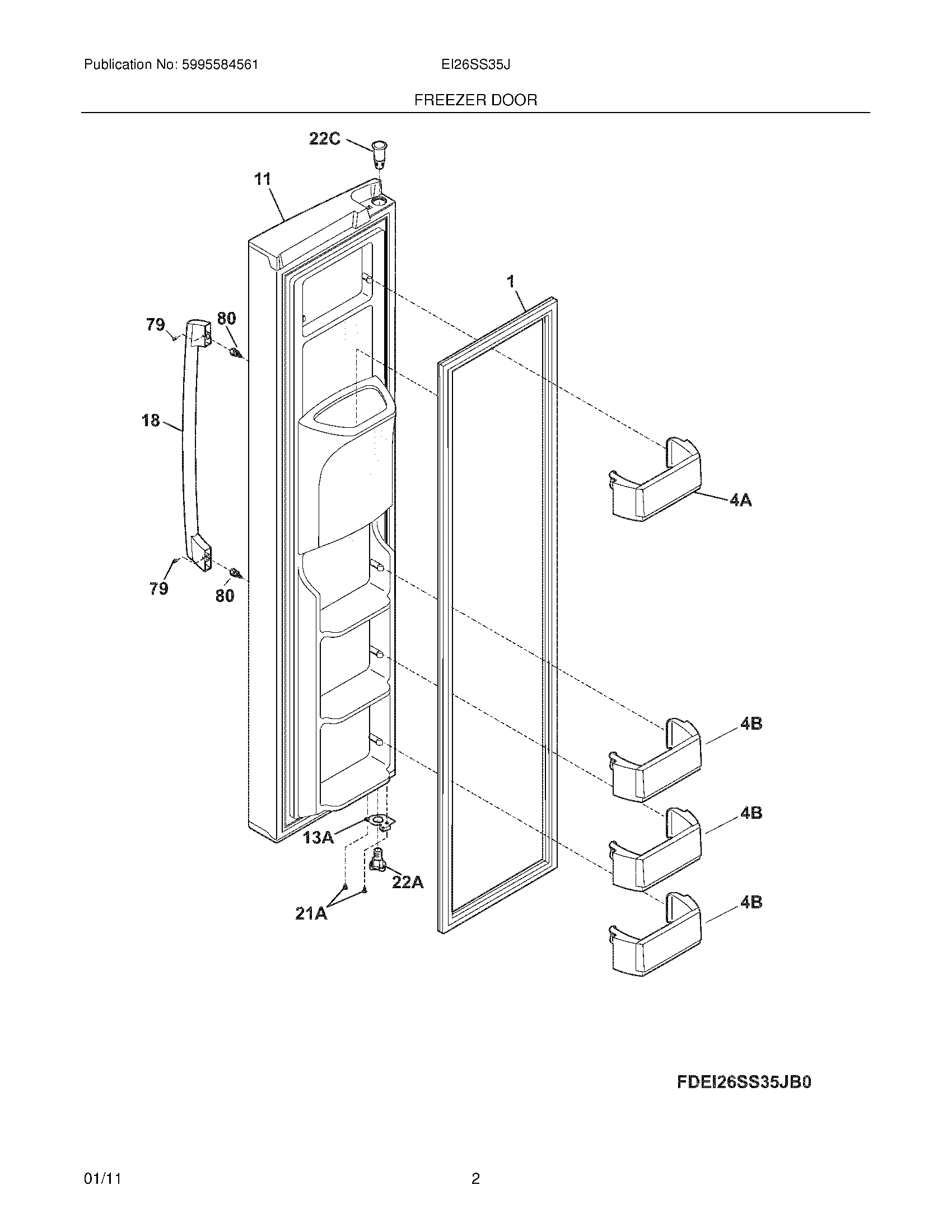03 - FREEZER DOOR