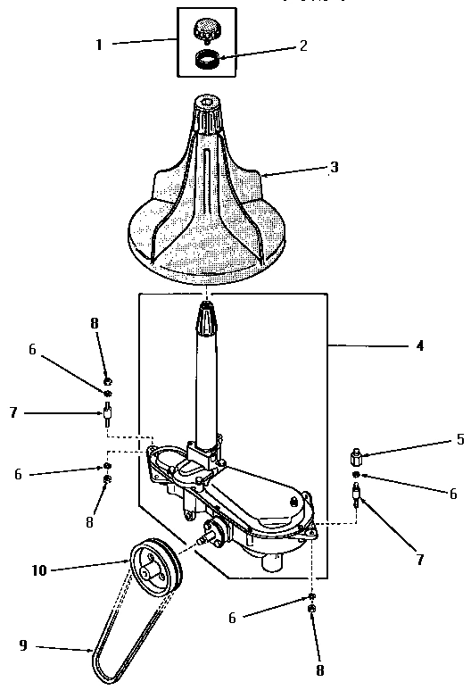 03 - AGITATOR AND TRANSMISSION ASSY