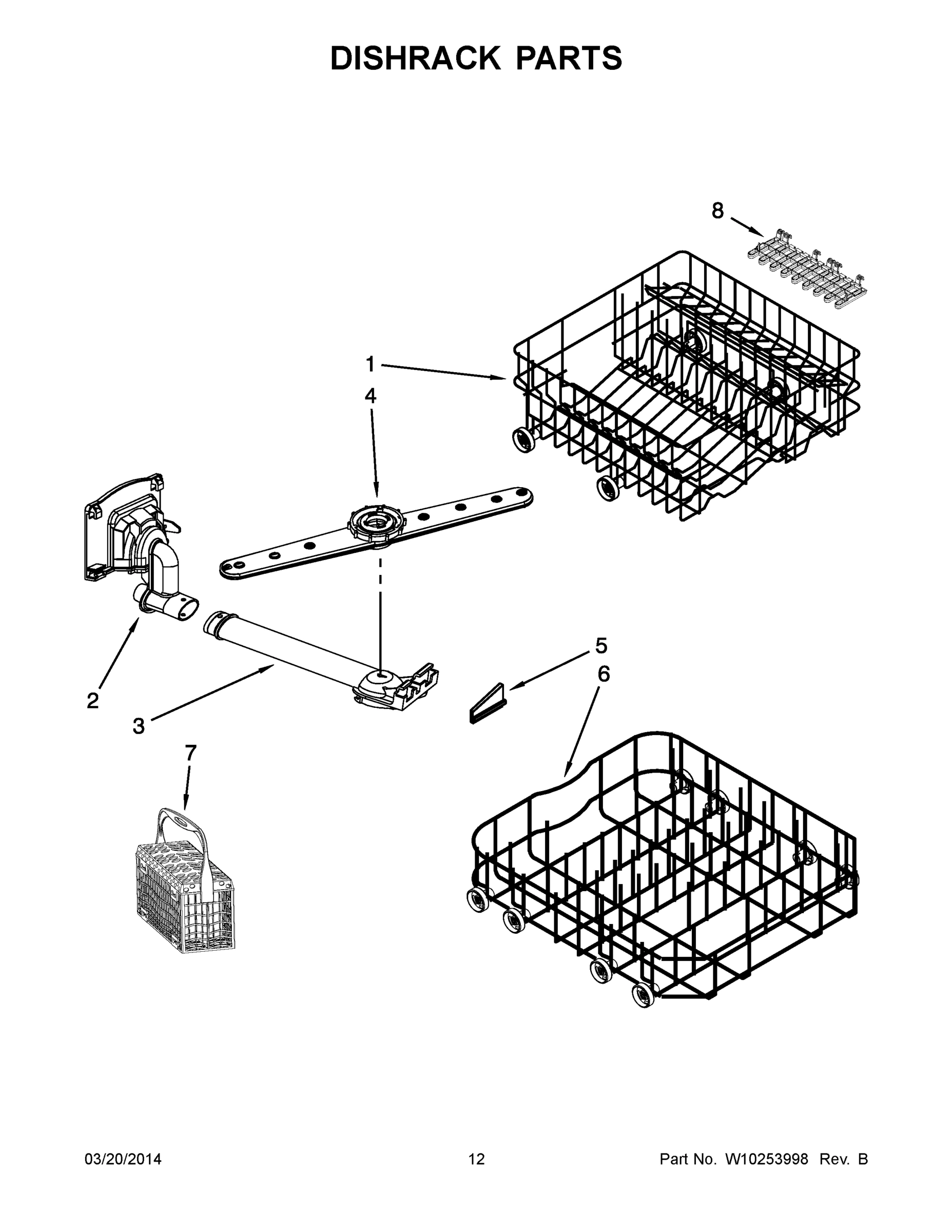 07 - DISHRACK PARTS