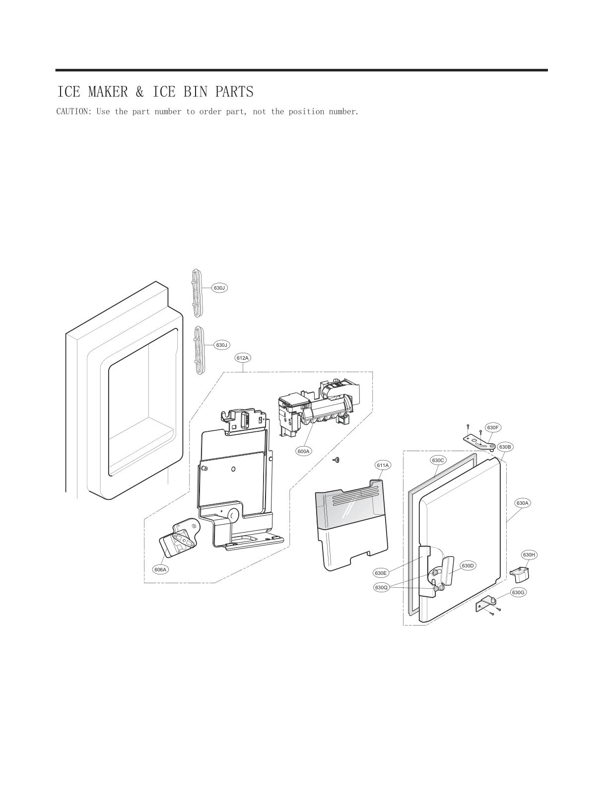 ICEMAKER & ICE BIN PARTS