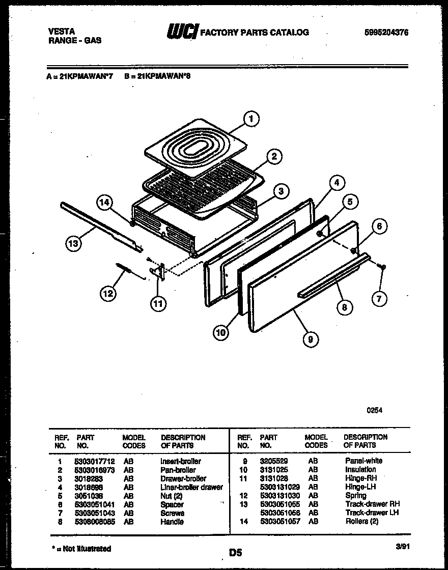 06 - BROILER DRAWER PARTS