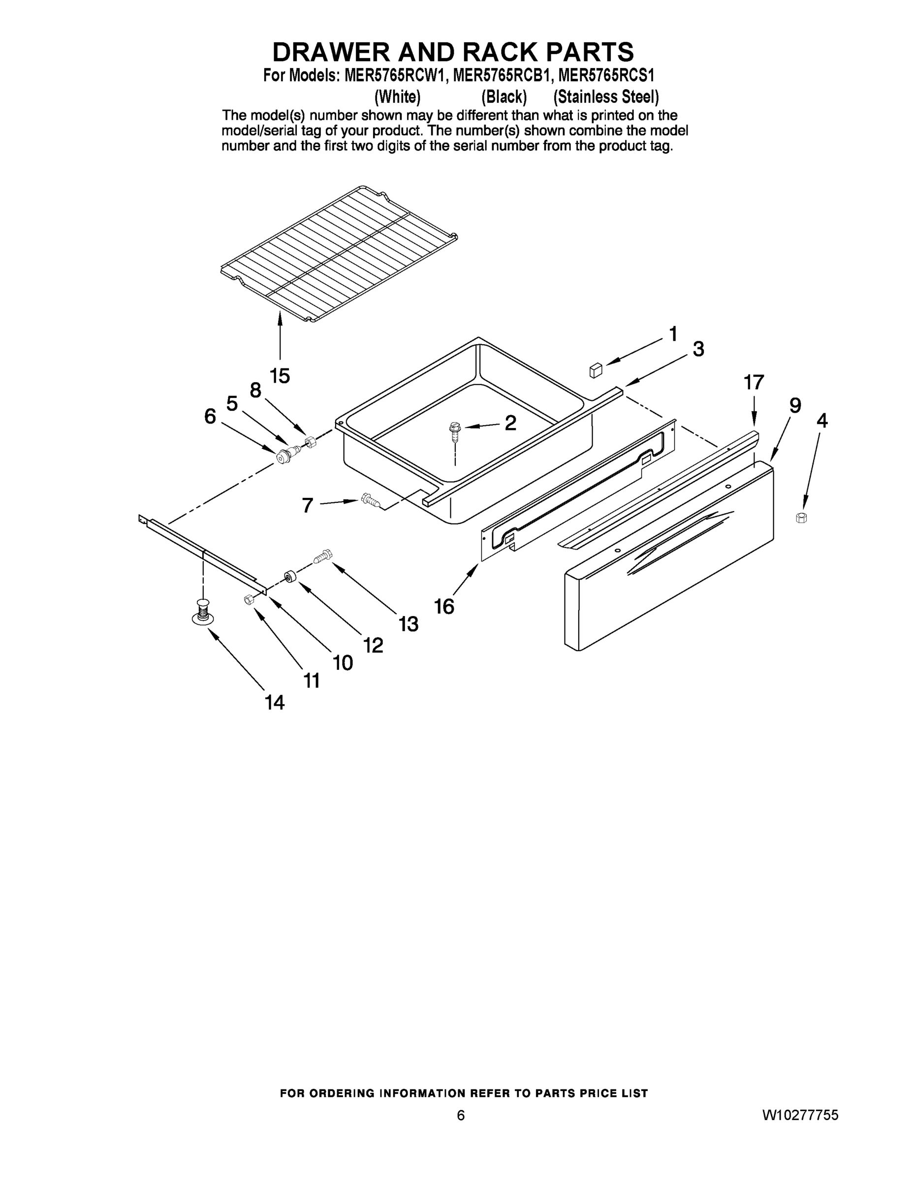 05 - DRAWER AND RACK PARTS