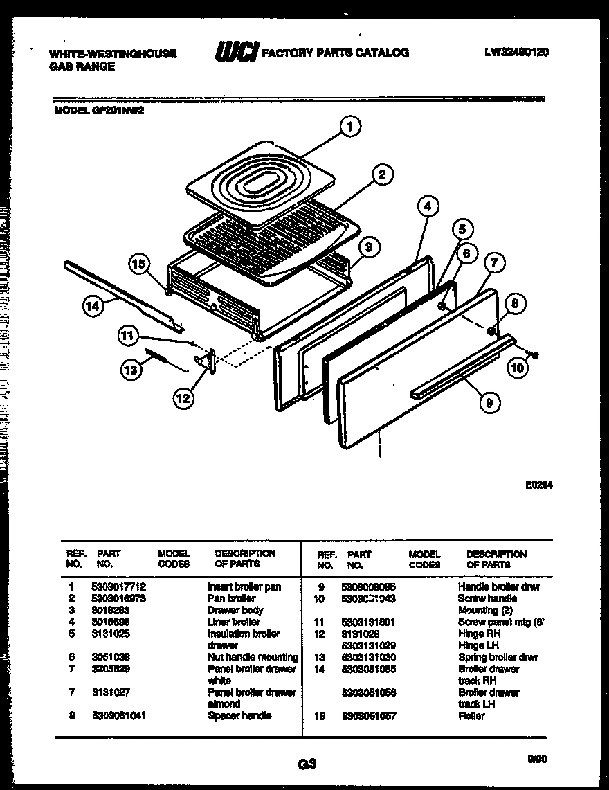 04 - BROILER DRAWER PARTS