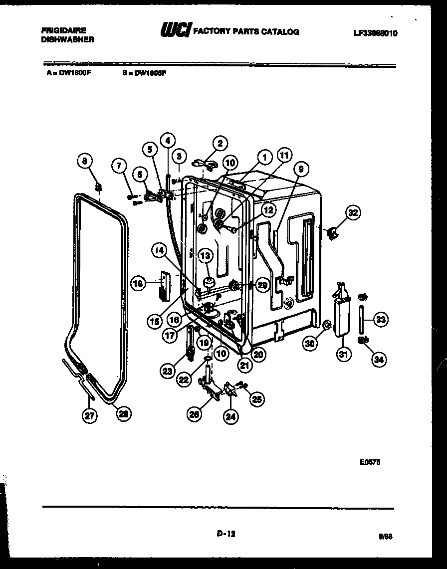 05 - TUB AND FRAME PARTS