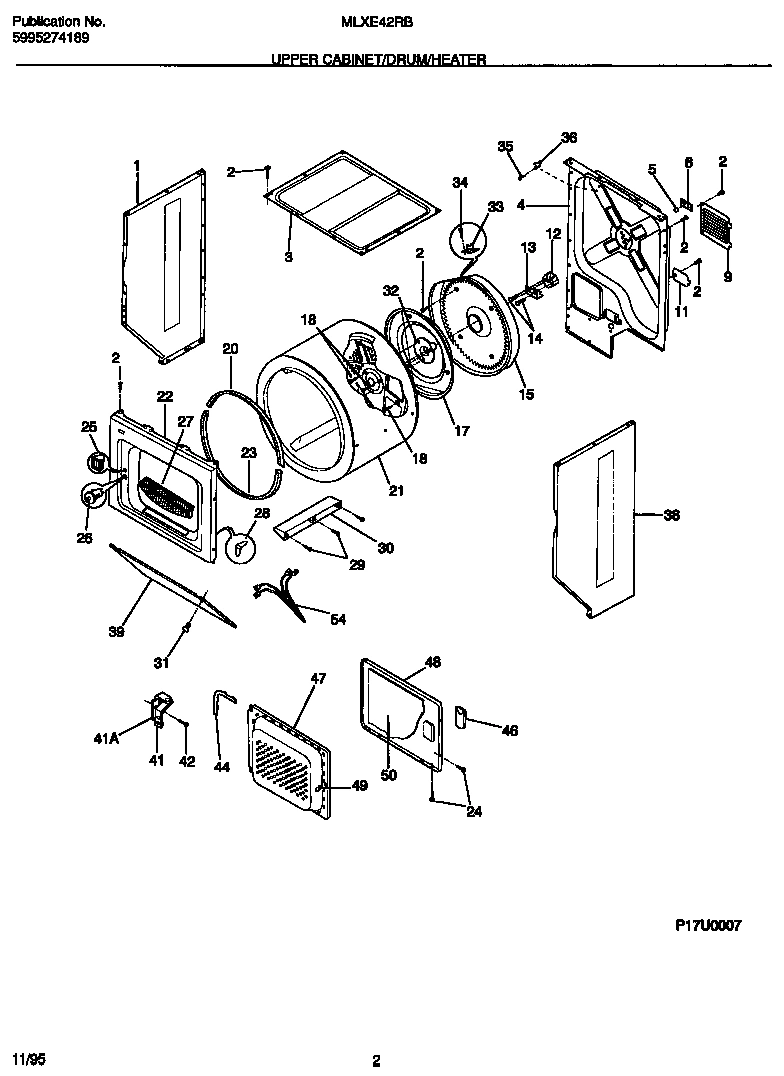 02 - UPPER CABINET/DRUM/HEATER